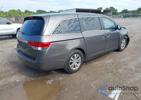 2014 Honda Odyssey Ex из США, поврежденный, VIN 5FNRL5H4XEB134204